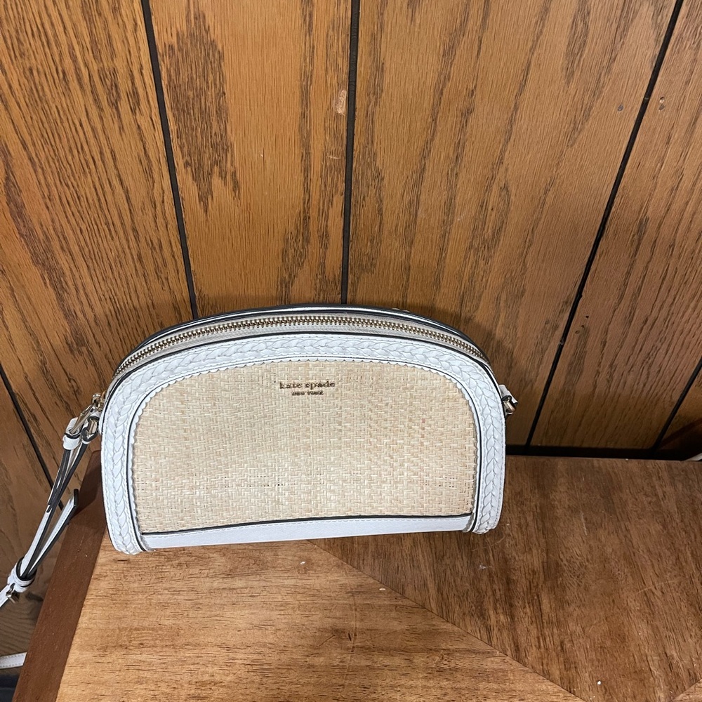 Kate Spade ♠️ Small Straw Crossbody ... - Picture 12 of 16